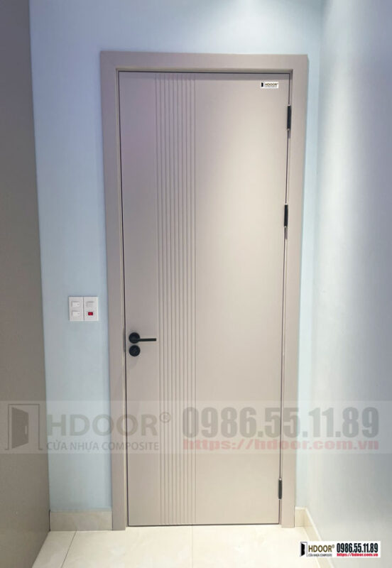 Cửa nhựa composite cao cấp HDOOR® sơn màu be